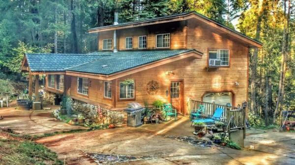 A Lovely Cabin House At Way Woods Retreat With Outdoor Hot Tub! - By Sacred Hub Mgmt Foresthill Exterior foto